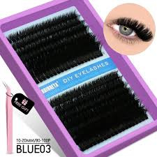 Groinneya Purple Cluster Lash 8-12mm