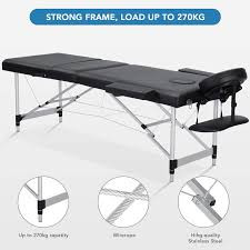 Massage Bed Steel Leg