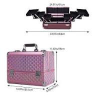 3-Step Aluminium Makeup Box